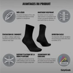 GripGrab Lightweight Airflow Socken - Schwarz -Gripgrab gripgrab lightweight airflow socks black 4 1184591