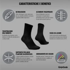 GripGrab Lightweight Airflow Socken - Schwarz -Gripgrab gripgrab lightweight airflow socks black 5 1184593