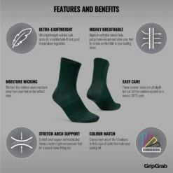 GripGrab Lightweight Airflow Socken - Grün -Gripgrab gripgrab lightweight airflow socks green 10 1184865