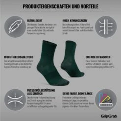 GripGrab Lightweight Airflow Socken - Grün -Gripgrab gripgrab lightweight airflow socks green 11 1184866