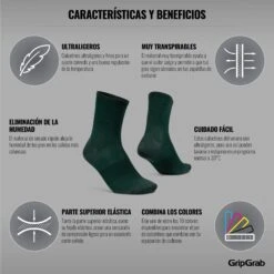 GripGrab Lightweight Airflow Socken - Grün -Gripgrab gripgrab lightweight airflow socks green 12 1184867