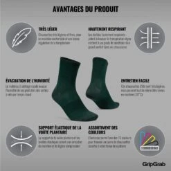 GripGrab Lightweight Airflow Socken - Grün -Gripgrab gripgrab lightweight airflow socks green 13 1184868
