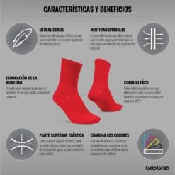 GripGrab Lightweight Airflow Socken - Rot -Gripgrab gripgrab lightweight airflow socks red 5 1184670