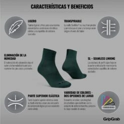 GripGrab Lightweight SL Short Socken - Green -Gripgrab gripgrab lightweight sl short socks green 14 1199050