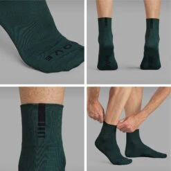 GripGrab Lightweight SL Short Socken - Green -Gripgrab gripgrab lightweight sl short socks green 18 1199044