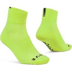 GripGrab Lightweight SL Short Socken - Yellow Hi-Vis