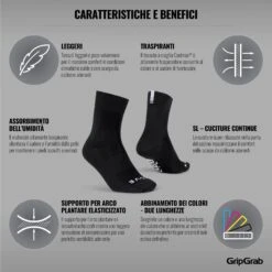 GripGrab Lightweight SL Socken - Black -Gripgrab gripgrab lightweight sl socks black 16 1199180