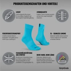 GripGrab Lightweight SL Socken - Blue -Gripgrab gripgrab lightweight sl socks blue 3 1199246
