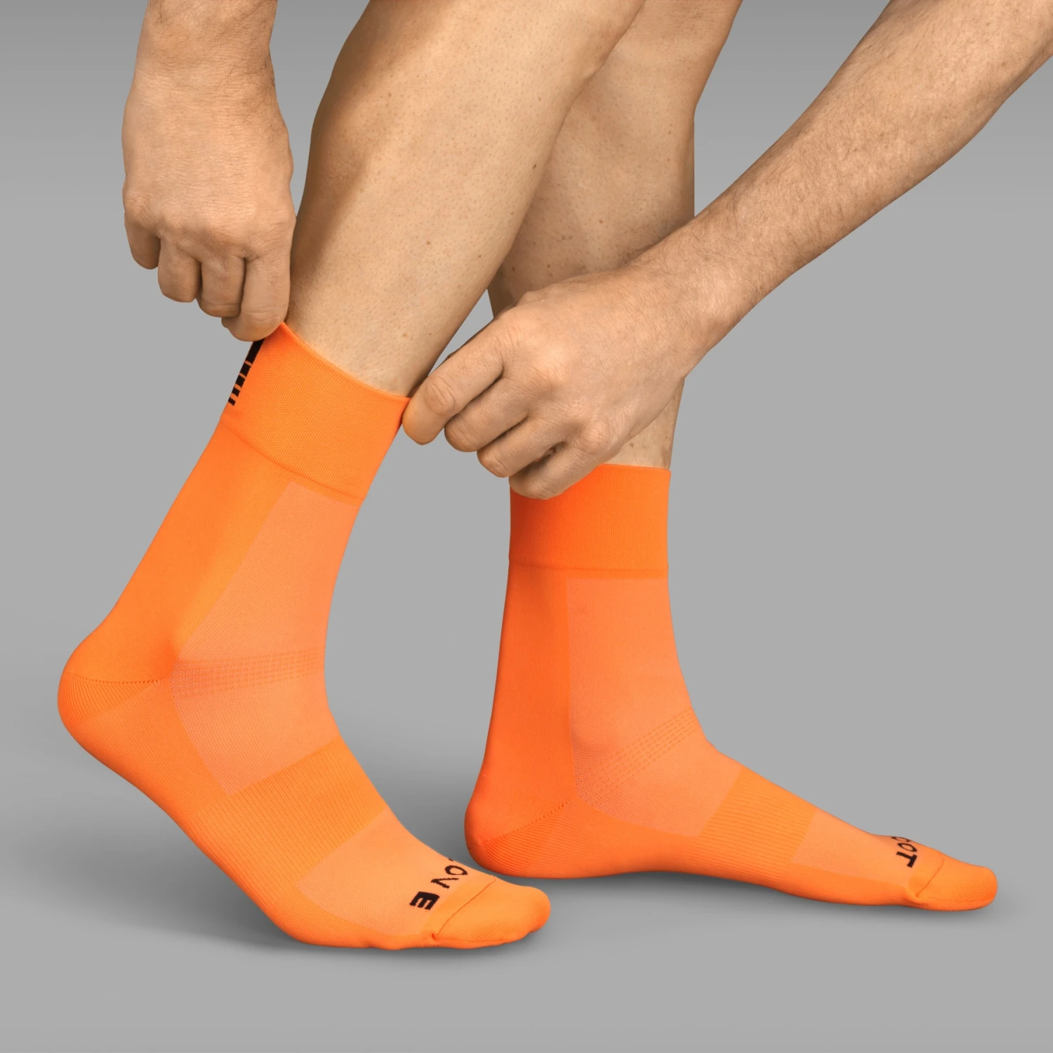 GripGrab Lightweight SL Socken - Orange Hi-Vis 5 GripGrab Lightweight SL Socken - Orange Hi-Vis – Bild 3