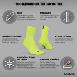 GripGrab Lightweight SL Socken - Yellow Hi-Vis 24 GripGrab Lightweight SL Socken - Yellow Hi-Vis -Gripgrab gripgrab lightweight sl socks orange hi vis 11 1199266
