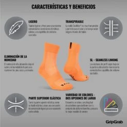 GripGrab Lightweight SL Socken - Orange Hi-Vis 28 GripGrab Lightweight SL Socken - Orange Hi-Vis -Gripgrab gripgrab lightweight sl socks orange hi vis 4 1199287