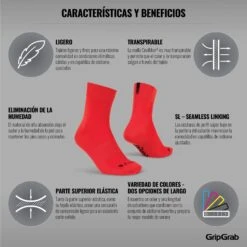 GripGrab Lightweight SL Socken - Red -Gripgrab gripgrab lightweight sl socks red 14 1199220