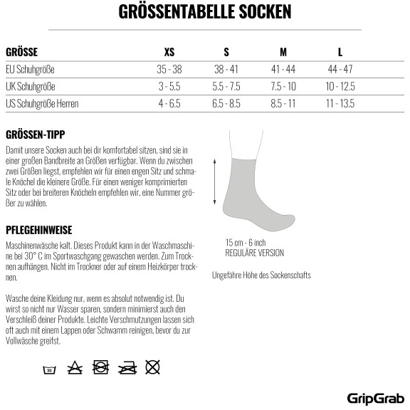 GripGrab Lightweight SL Sommer Socken 3er Pack - Schwarz 18 GripGrab Lightweight SL Sommer Socken 3er Pack - Schwarz – Bild 16