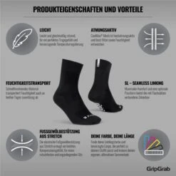 GripGrab Lightweight SL Sommer Socken 3er Pack - Schwarz 31 GripGrab Lightweight SL Sommer Socken 3er Pack - Schwarz -Gripgrab gripgrab lightweight sl summer socks 3 pack black 5 1386079