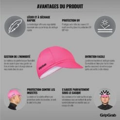 GripGrab Leichte Sommer Cycling Radmütze - Pink -Gripgrab gripgrab lightweight summer cycling cap 2022 pink 6 1185647