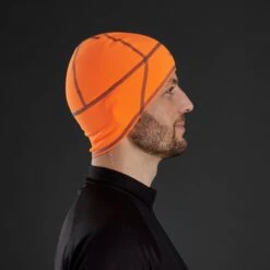 GripGrab Leichte Thermo Hi-Vis Unterhelm Mütze - Orange Hi-Vis -Gripgrab gripgrab lightweight thermal hi vis skull cap orange hi vis 3 1078800