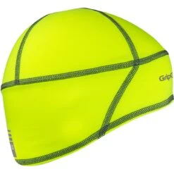 GripGrab Leichte Thermo Hi-Vis Unterhelm Mütze - Yellow Hi-Vis