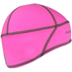 GripGrab Leichte Thermo Hi-Vis Unterhelm Mütze - Pink Hi-Vis