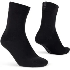 GripGrab Leichte Wasserdichte Socken - Black