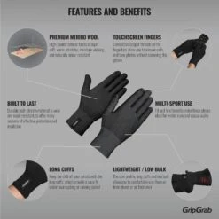 GripGrab Merino Unterzieh Handschuh - Black 20 GripGrab Merino Unterzieh Handschuh - Black -Gripgrab gripgrab merino liner glove black 1 1093645