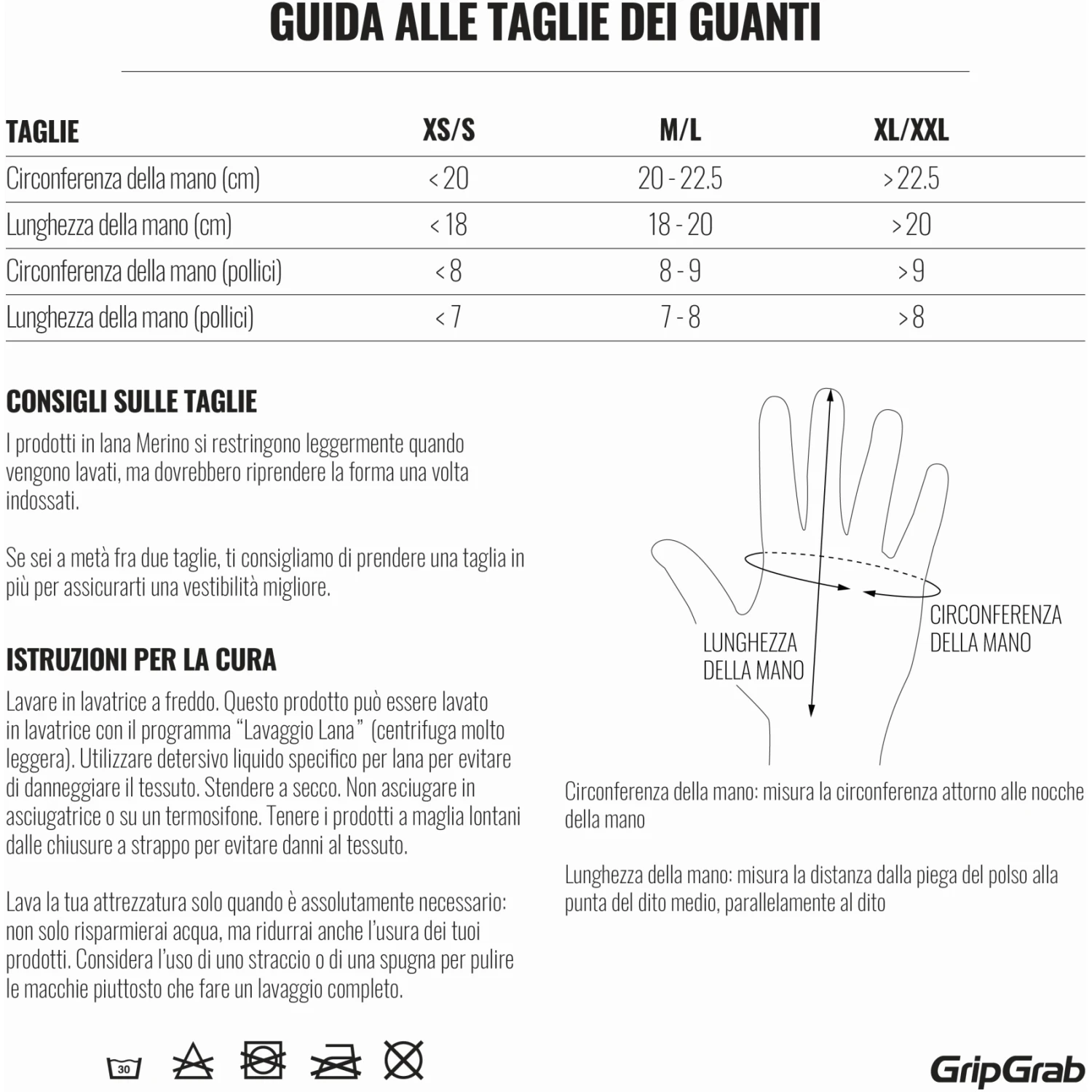 GripGrab Merino Unterzieh Handschuh - Black 18 GripGrab Merino Unterzieh Handschuh - Black – Bild 16