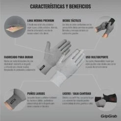 GripGrab Merino Unterzieh Handschuh - Grey -Gripgrab gripgrab merino liner glove grey 3 1093661