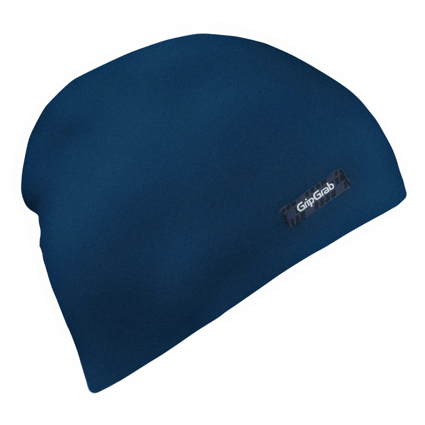 GripGrab Leichter Merino Polyfiber Beanie - Navy Blue 3 GripGrab Leichter Merino Polyfiber Beanie - Navy Blue