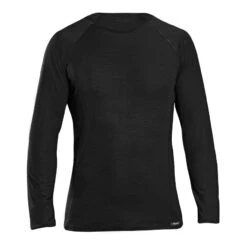 GripGrab Merino Polyfiber Langärmeliges Unterhemd - Black