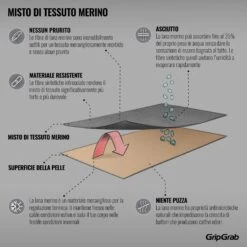 GripGrab Merino Winter Socken - Red -Gripgrab gripgrab merino winter sock black 10 1094315