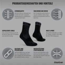 GripGrab Merino Winter Socken - Black -Gripgrab gripgrab merino winter sock black 4 1094309