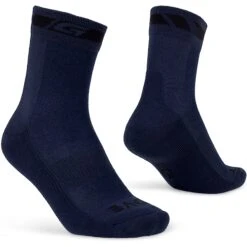 GripGrab Merino Winter Socken - Navy Blue