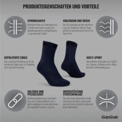 GripGrab Merino Winter Socken - Navy Blue -Gripgrab gripgrab merino winter sock navy blue 4 1094328