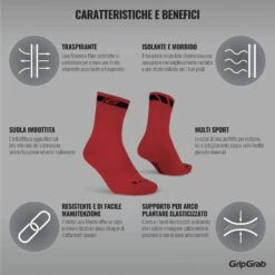 GripGrab Merino Winter Socken - Red -Gripgrab gripgrab merino winter sock red 6 1094326