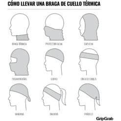 GripGrab Multifunktions Halstuch - Black -Gripgrab gripgrab multifunctional neck warmer black 10 1199730 6