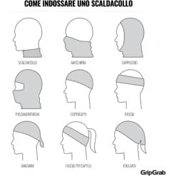 GripGrab Multifunktions Halstuch - Pink -Gripgrab gripgrab multifunctional neck warmer black 12 1199732 3