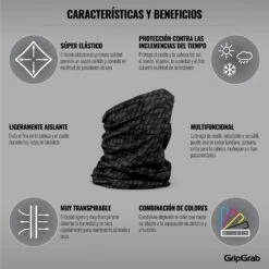GripGrab Multifunktions Halstuch - Black -Gripgrab gripgrab multifunctional neck warmer black 5 1199711