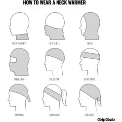 GripGrab Multifunktions Halstuch - Pink -Gripgrab gripgrab multifunctional neck warmer black 8 1199733 3