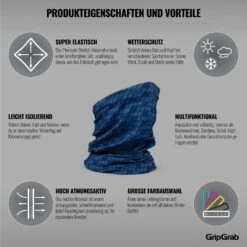 GripGrab Multifunktions Halstuch - Navy -Gripgrab gripgrab multifunctional neck warmer navy 3 1199822