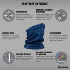 GripGrab Multifunktions Halstuch - Navy -Gripgrab gripgrab multifunctional neck warmer navy 5 1199824