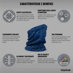GripGrab Multifunktions Halstuch - Navy -Gripgrab gripgrab multifunctional neck warmer navy 6 1199820