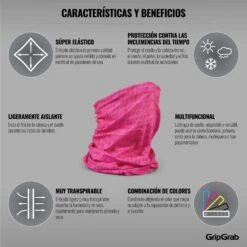 GripGrab Multifunktions Halstuch - Pink -Gripgrab gripgrab multifunctional neck warmer pink 6 1199808