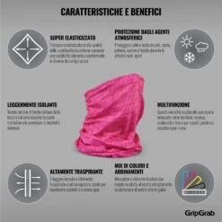 GripGrab Multifunktions Halstuch - Pink -Gripgrab gripgrab multifunctional neck warmer pink 8 1199810