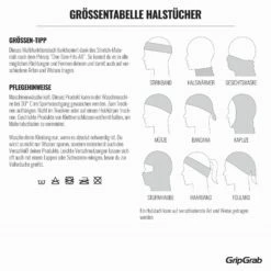 GripGrab Multifunctional Thermal Fleece Halstuch - Black -Gripgrab gripgrab multifunctional thermal fleece neck warmer black 16 1094777