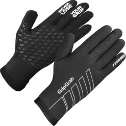 GripGrab Neopren Regen Wetter Handschuhe - Black