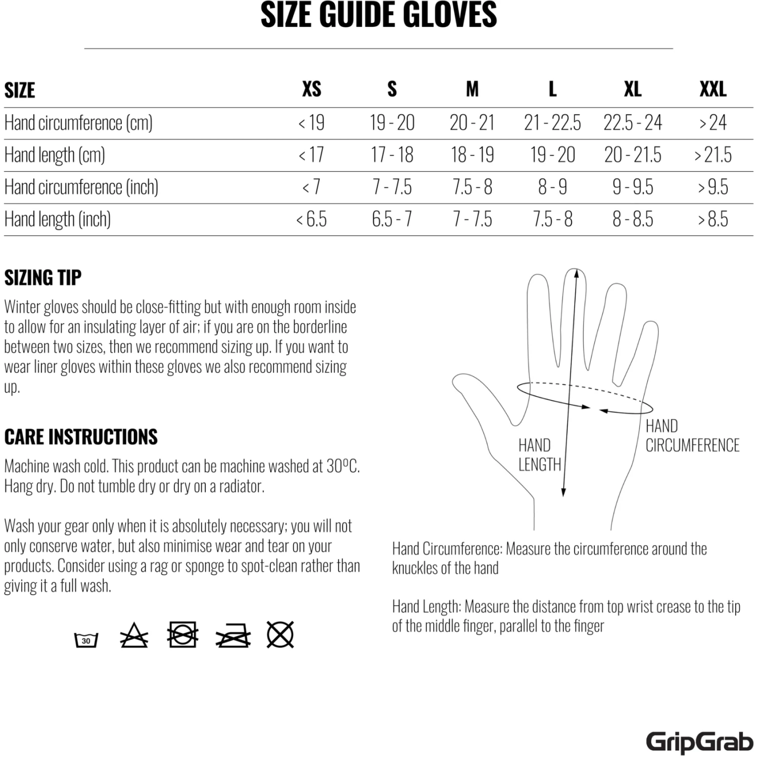 GripGrab Nordic 2 Winddichte Deep Winter Lobster Handschuhe - Schwarz 21 GripGrab Nordic 2 Winddichte Deep Winter Lobster Handschuhe - Schwarz – Bild 19