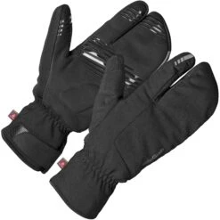 GripGrab Nordic 2 Winddichte Deep Winter Lobster Handschuhe - Schwarz
