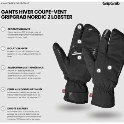GripGrab Nordic 2 Winddichte Deep Winter Lobster Handschuhe - Schwarz 33 GripGrab Nordic 2 Winddichte Deep Winter Lobster Handschuhe - Schwarz -Gripgrab gripgrab nordic 2 windproof deep winter lobster gloves black 21 1275255