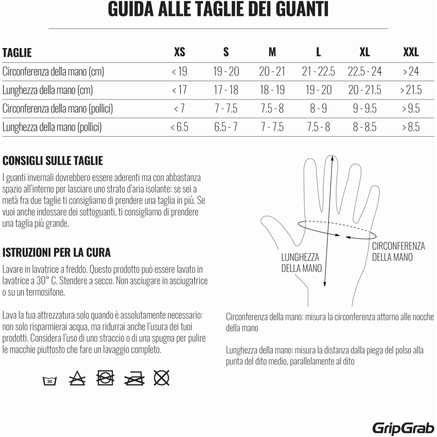 GripGrab Ride Hi-Vis Winddichter Winter Handschuhe - Yellow Hi-Vis 21 GripGrab Ride Hi-Vis Winddichter Winter Handschuhe - Yellow Hi-Vis – Bild 19