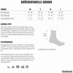 GripGrab Original Gestreifte Crew Socken - Navy Blue -Gripgrab gripgrab original stripes crew socks black 15 1094400 1