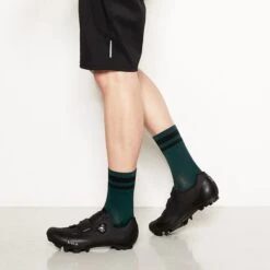 GripGrab Original Gestreifte Crew Socken - Green -Gripgrab gripgrab original stripes crew socks green 12 1094445